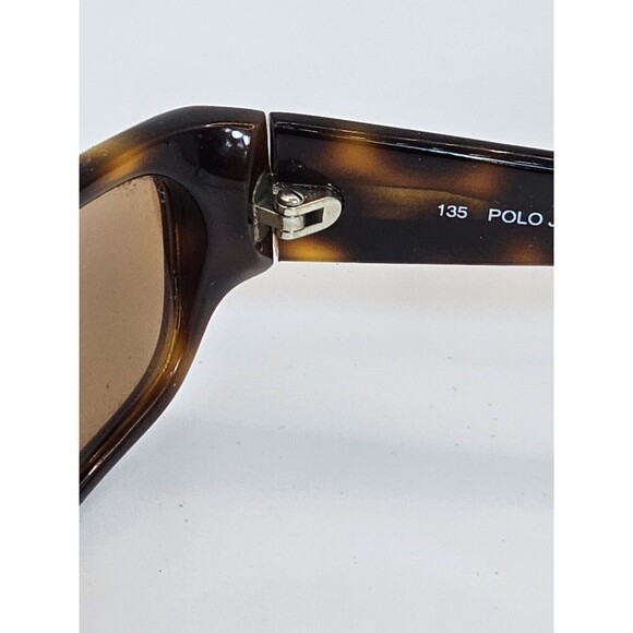 Polo Jeans Co Ralph Lauren Politico/S Wrap SUNGLASSES 56-16-135 BRN TORT Unisex - Picture 9 of 10